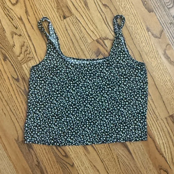 Reformation Floral Black and White tank - Picture 2 of 3